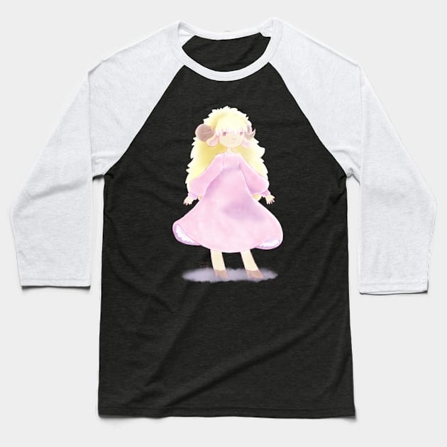 Nana the Sheep Baseball T-Shirt by BonBonBunny